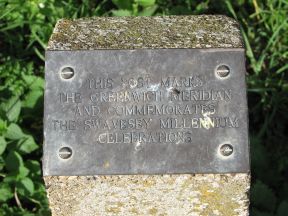 Greenwich Meridian Marker; England; Cambridgeshire; Swavesey